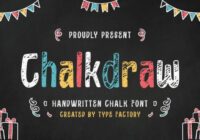 Chalkdraw Font - Featured Image