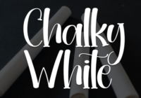 Chalky White Font - Featured Image