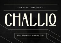 Challio Font - Featured Image