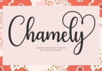 Chamely Font - Featured Image