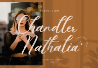Chandler Nathalia Font - Featured Image
