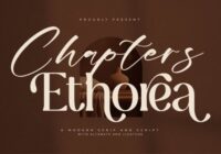 Chapters Ethorea Font - Featured Image
