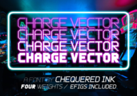 Charge Vector Font - Featured Image