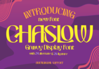 Chaslow Font - Featured Image