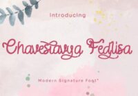 Chaveslavya Fedlisa Font - Featured Image