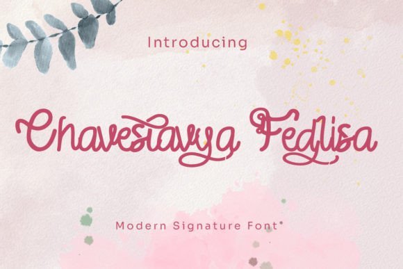 Chaveslavya Fedlisa Font - Featured Image