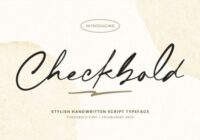 Checkbold Font - Featured Image