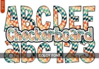 Checkerboard Font - Featured Image