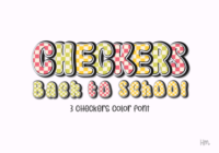 Checkers Yellow Font - Featured Image