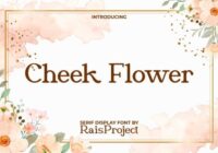 Cheek Flower Font - Featured Image