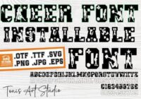 Cheer Varsity Font - Featured Image