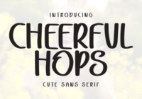 Cheerful Hops Font - Featured Image