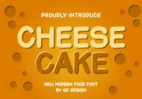 Cheese Cake Font - Featured Image