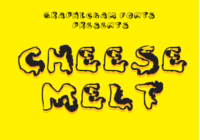 Cheese Melt Font - Featured Image
