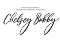 Chelsey Bobby Font - Featured Image