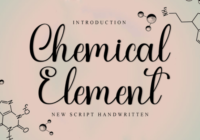 Chemical Element Font - Featured Image
