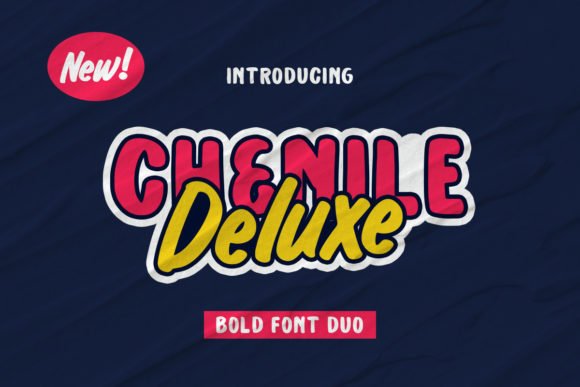 Chenile Deluxe Font - Featured Image