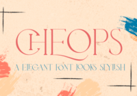 Cheops Font - Featured Image