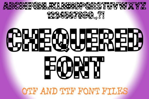 Chequered Font - Featured Image