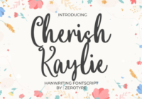 Cherish Kaylie Font - Featured Image