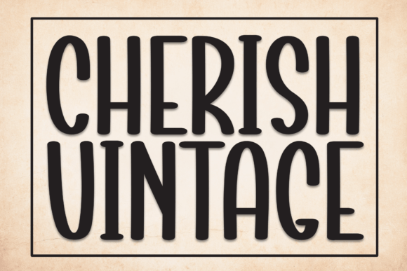 Cherish Vintage Font - Featured Image