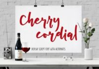 Cherry Cordial Font - Featured Image