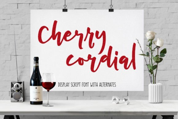 Cherry Cordial Font - Featured Image