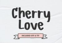 Cherry Love Font - Featured Image