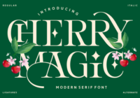 Cherry Magic Font - Featured Image
