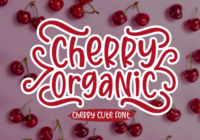 Cherry Organic Font - Featured Image