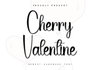 Cherry Valentine Font - Featured Image