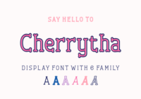 Cherrytha Font - Featured Image