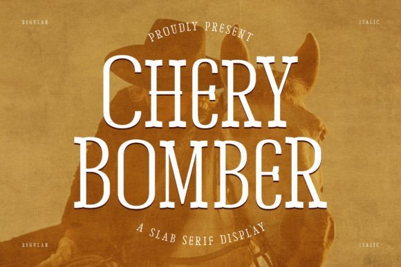 Chery Bomber Font - Featured Image