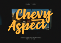 Chevy Aspect Font - Featured Image