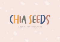 Chia Seeds Font - Featured Image
