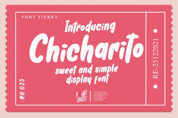 Chicharito Font - Featured Image