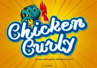 Chicken Curly Font - Featured Image