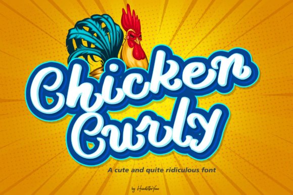 Chicken Curly Font - Featured Image