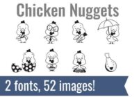 Chicken Dingbats Font - Featured Image