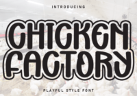 Chicken Factory Font - Featured Image