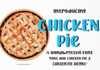Chicken Pie Font - Featured Image