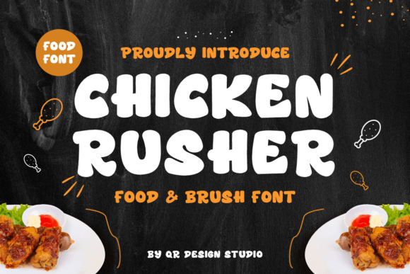 Chicken Rusher Font - Featured Image