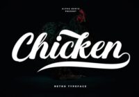 Chicken Script Font - Featured Image