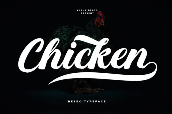 Chicken Script Font - Featured Image