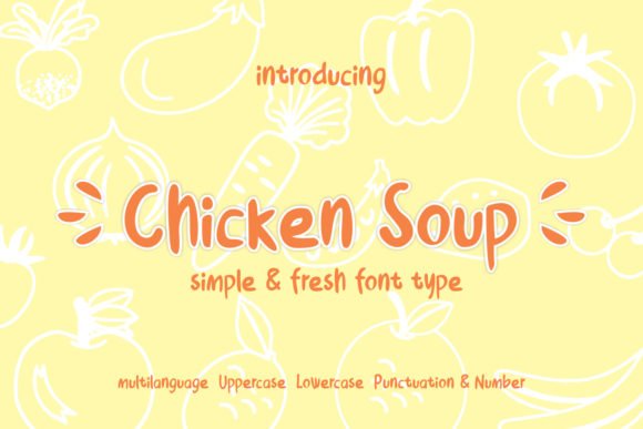 Chicken Soup Font - Featured Image