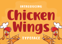Chicken Wings Font - Featured Image