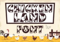 Chickenland Font - Featured Image