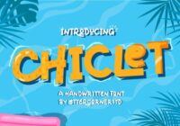 Chiclet Font - Featured Image