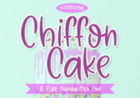 Chiffon Cake Font - Featured Image
