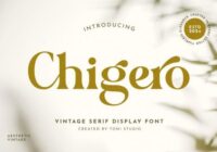 Chigero Font - Featured Image